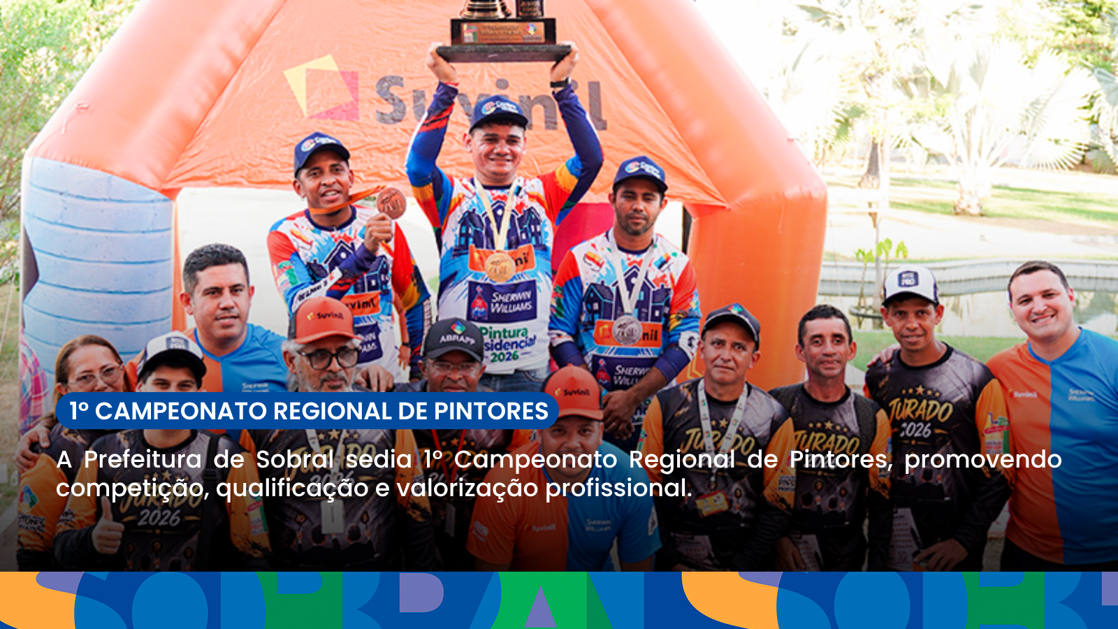 Evento reuniu profissionais da pintura em uma programação que promoveu compet...